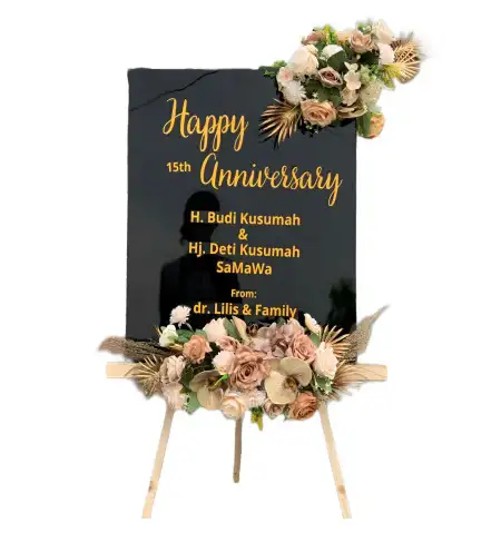 Papan Bunga Akrilik Randugading